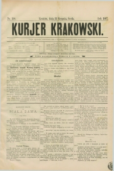 Kurjer Krakowski. [R.1], nr 198 (31 sierpnia 1887)