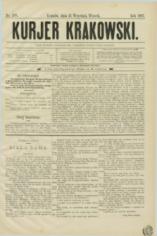Kurjer Krakowski. [R.1], nr 208 (13 września 1887)