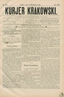 Kurjer Krakowski. [R.1], nr 209 (14 września 1887)