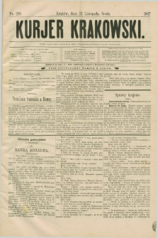 Kurjer Krakowski. [R.1], nr 268 (23 listopada 1887)