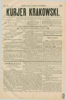 Kurjer Krakowski. [R.1], nr 278 (5 grudnia 1887)