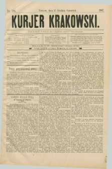 Kurjer Krakowski. [R.1], nr 286 (15 grudnia 1887)