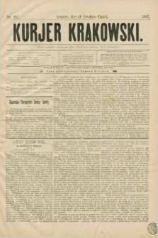 Kurjer Krakowski. [R.1], nr 287 (16 grudnia 1887)