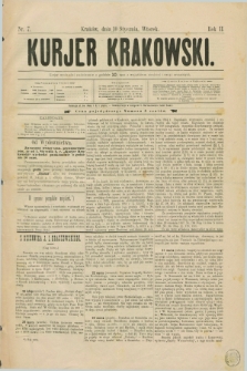 Kurjer Krakowski. R.2, nr 7 (10 stycznia 1888)