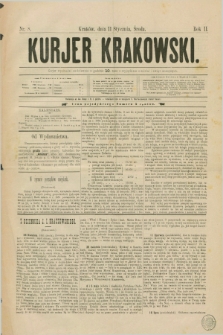 Kurjer Krakowski. R.2, nr 8 (11 stycznia 1888)