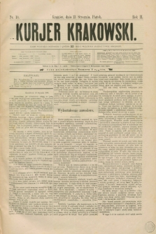 Kurjer Krakowski. R.2, nr 10 (13 stycznia 1888)