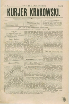 Kurjer Krakowski. R.2, nr 35 (13 lutego 1888)