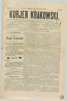 Kurjer Krakowski. R.2, nr 44 (23 lutego 1888)