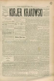 Kurjer Krakowski. R.2, nr 74 (29 marca 1888)