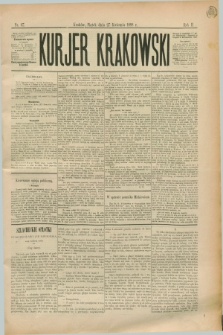 Kurjer Krakowski. R.2, nr 97 (27 kwietnia 1888)