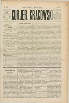 Kurjer Krakowski. R.2, nr 205 (7 września 1888)