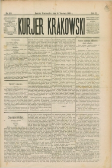 Kurjer Krakowski. R.2, nr 206 (10 września 1888)