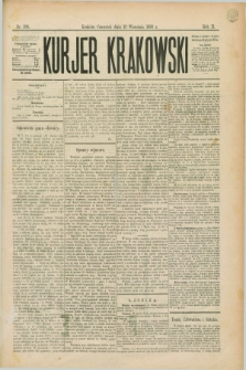 Kurjer Krakowski. R.2, nr 209 (13 września 1888)