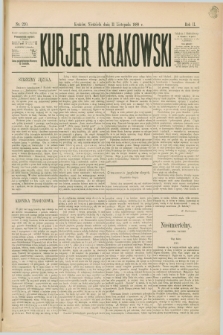 Kurjer Krakowski. R.2, nr 220 (11 listopada 1888)