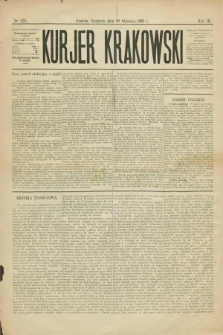 Kurjer Krakowski. R.3, nr 230 (20 stycznia 1889)