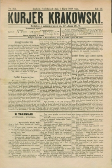 Kurjer Krakowski. R.3, nr 253 (1 lipca 1889)