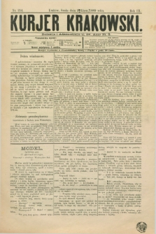 Kurjer Krakowski. R.3, nr 254 (3 lipca 1889)