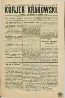 Kurjer Krakowski. R.3, nr 278 (13 września 1889)