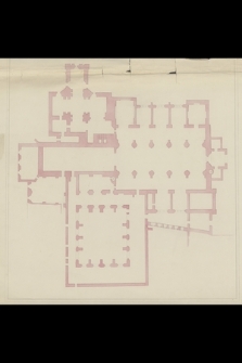 [Rzut przyziemia kościoła i krużganków klasztoru Ojców Dominikanów w Krakowie]