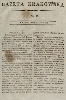 Gazeta Krakowska. 1805, nr 55