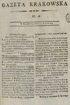 Gazeta Krakowska. 1805, nr 56