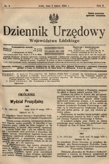 Dziennik Urzędowy Województwa Łódzkiego. 1925, nr 9