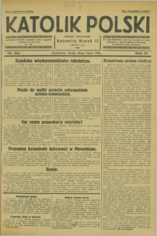Katolik Polski. R.4, nr 163 (18 lipca 1928) + dod.