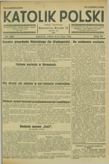 Katolik Polski. R.4, nr 166 (21 lipca 1928) + dod.