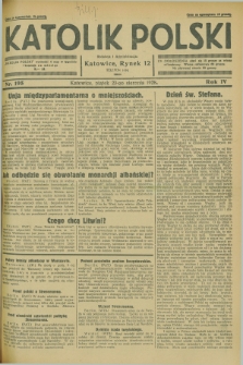 Katolik Polski. R.4, nr 195 (23 i.e. 24 sierpnia 1928) + dod.