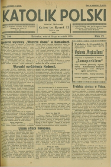 Katolik Polski. R.4, nr 216 (18 września 1928) + dod.