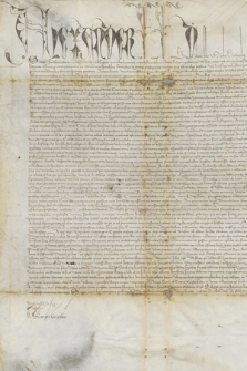 Dokument papieża Aleksandra VI zawierający ekspektatywę dla Macieja Grodzickiego, kanonika poznańskiego, na dwa beneficja, które będą wakować oraz szereg przywilejów duchowych, pod warunkiem przyjęcia przez niego święceń kapłańskich