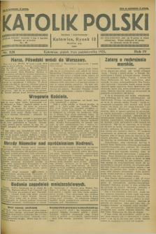 Katolik Polski. R.4, nr 231 (5 października 1928) + dod.