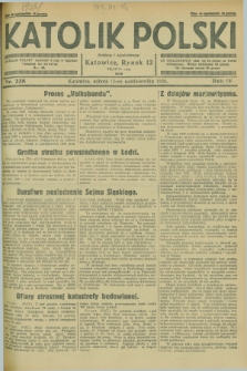 Katolik Polski. R.4, nr 238 (13 października 1928) + dod.