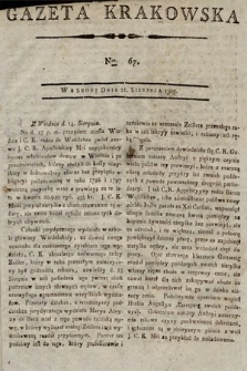 Gazeta Krakowska. 1805, nr 67