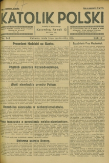 Katolik Polski. R.4, nr 247 (24 października 1928) + dod.