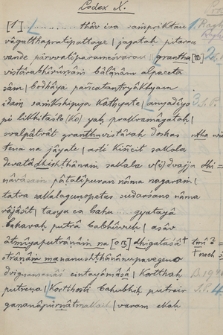 Odpis południowo indyjskiej redakcji Pañcatantry (textus amplior) według tzw. Kodeksu X sporządzony przez Leona Mańkowskiego