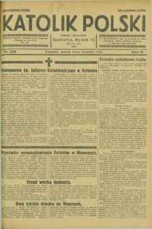 Katolik Polski. R.4, nr 269 (20 listopada 1928) + dod.