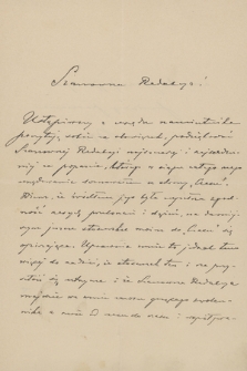 Fragment korespondencji Rudolfa Starzewskiego z lat 1910-1920