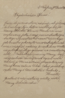 Listy Henryki z Dzieduszyckich Pawlikowskiej z lat 1817–1861