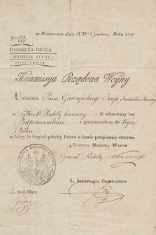 Papiery kapitana Józefa Garczyńskiego z lat 1830–1855