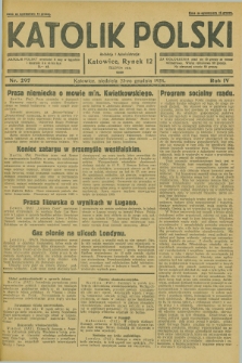 Katolik Polski. R.4, nr 297 (23 grudnia 1928) + dod.