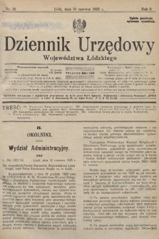 Dziennik Urzędowy Województwa Łódzkiego. 1925, nr 26