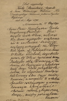 Fragmenty papierów Waleriana Dzieduszyckiego i jego żony Anny z Głowackich z lat 1790-1862