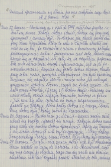 Fragment papierów osobistych Włodzimierza Dzieduszyckiego z lat 1842-1899