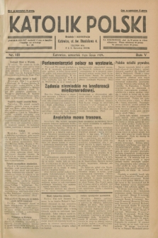 Katolik Polski. R.5, nr 151 (4 lipca 1929) + dod.