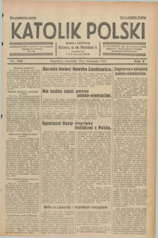 Katolik Polski. R.5, nr 266 (17 listopada 1929) + dod.