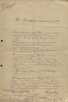 „Głos Czwartaków w sprawie gwiazdki” : odezwa z dnia 28 XI 1916 r. podpisana przez 67 oficerów i żołnierzy 4. pułku legionowego z komendantem majorem Witoldem Ścibor Rylskim