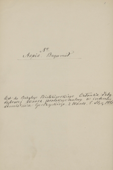 Listy do Vasila Michailoviča Belozerskiego z lat 1866-1880