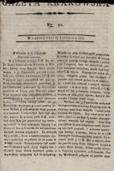 Gazeta Krakowska. 1805, nr 91