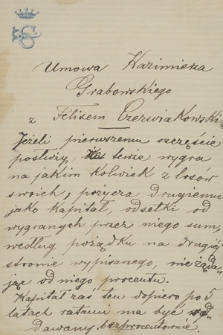 Materiały do działalności dra Kazimierza Grabowskiego z lat 1862-1891